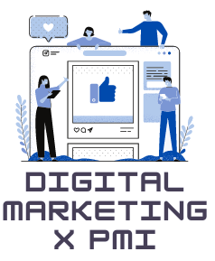 Logo Digital Marketing x PMI